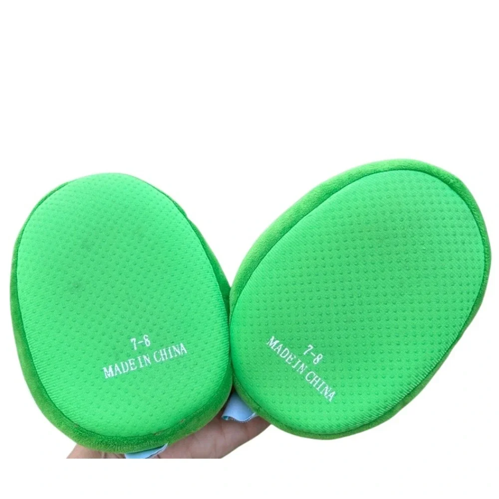 Squishmallows Wanda Watermelon Plush Slippers Pink/Green‎ Girls 7-8